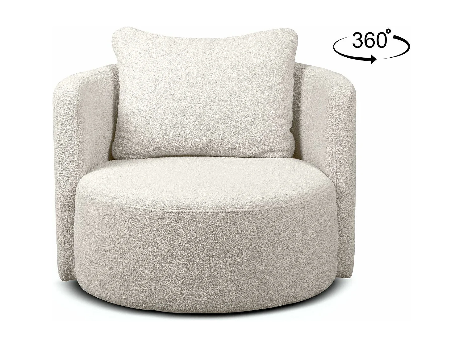 Drehsessel - Weiß - RAGGI