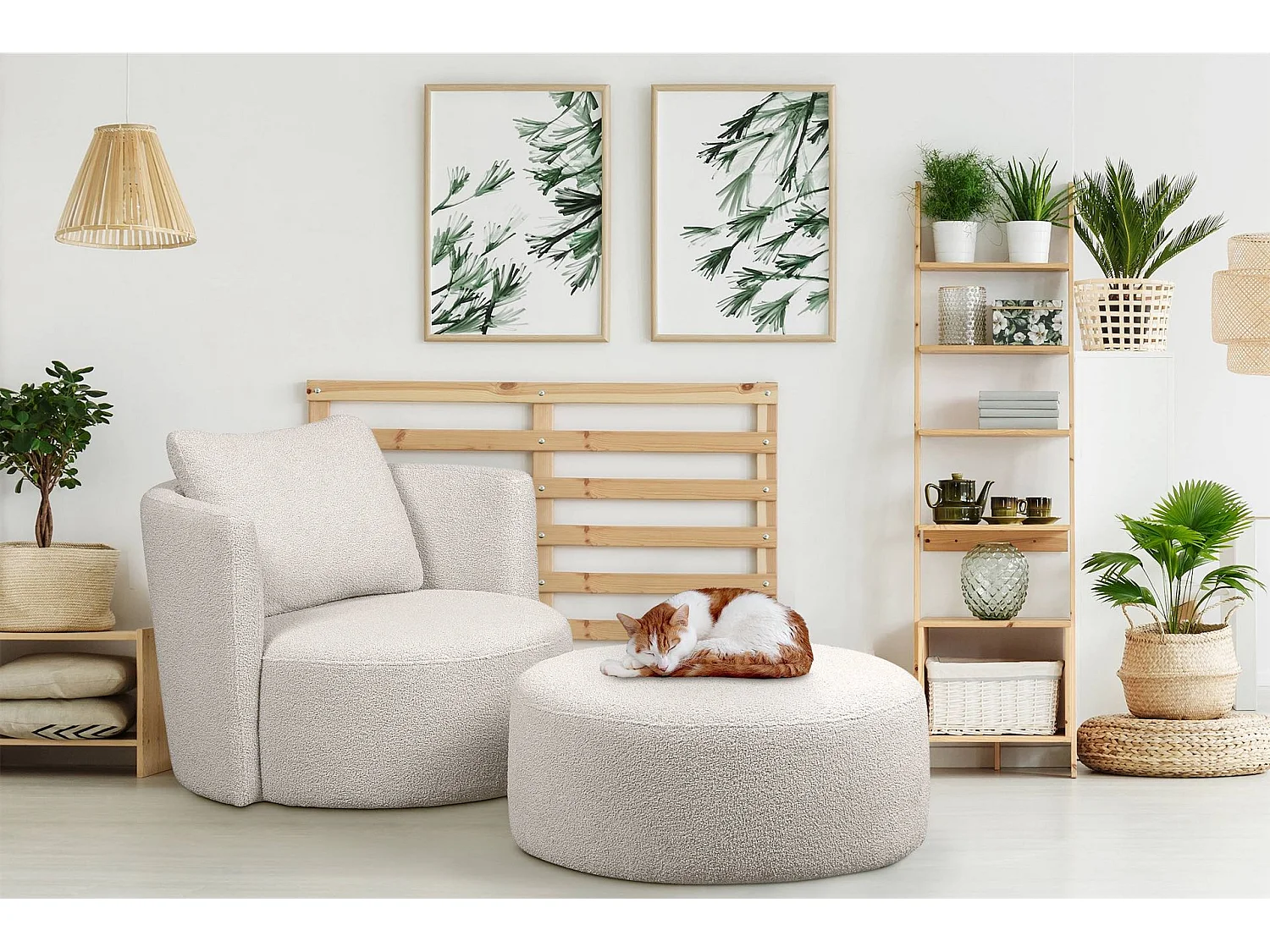 Drehsessel - Weiß - RAGGI