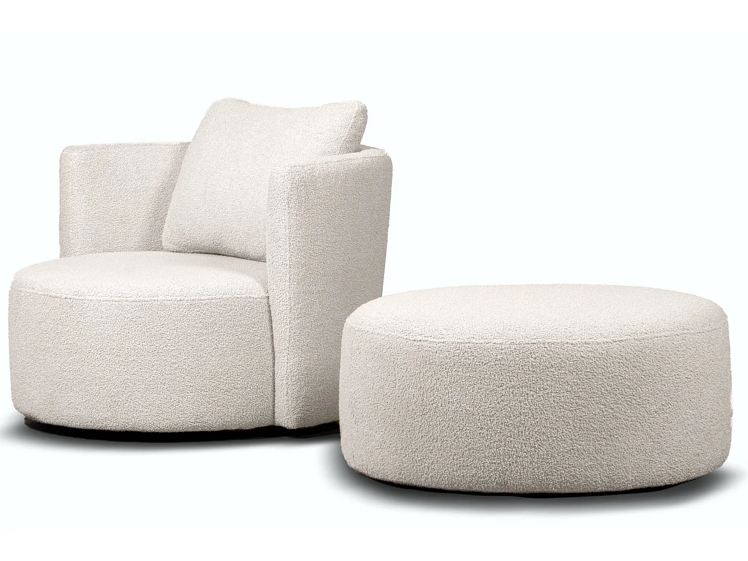 Drehsessel - Weiß - RAGGI