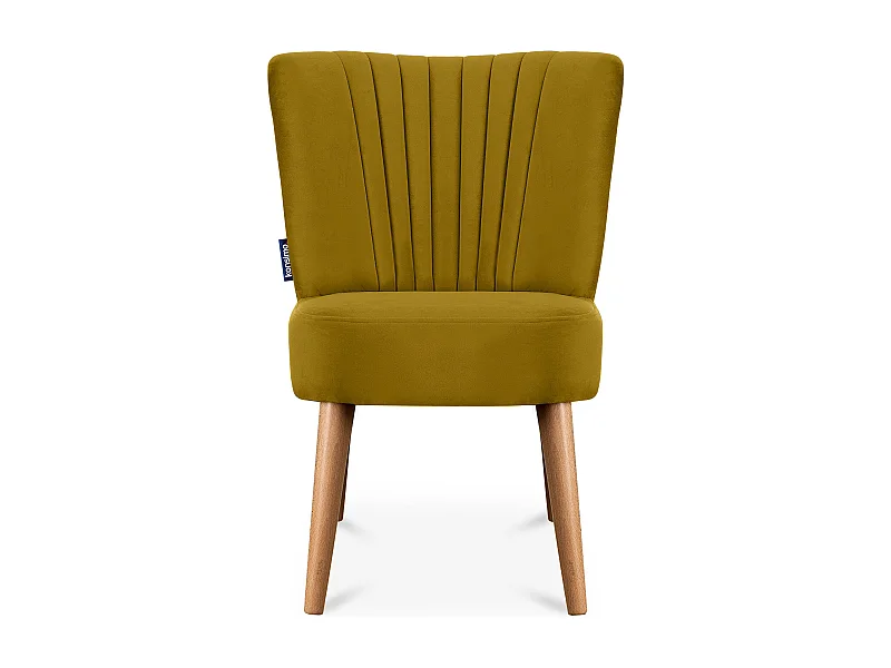 Einzelsessel - Gelb/Eiche Dekor - DUCO