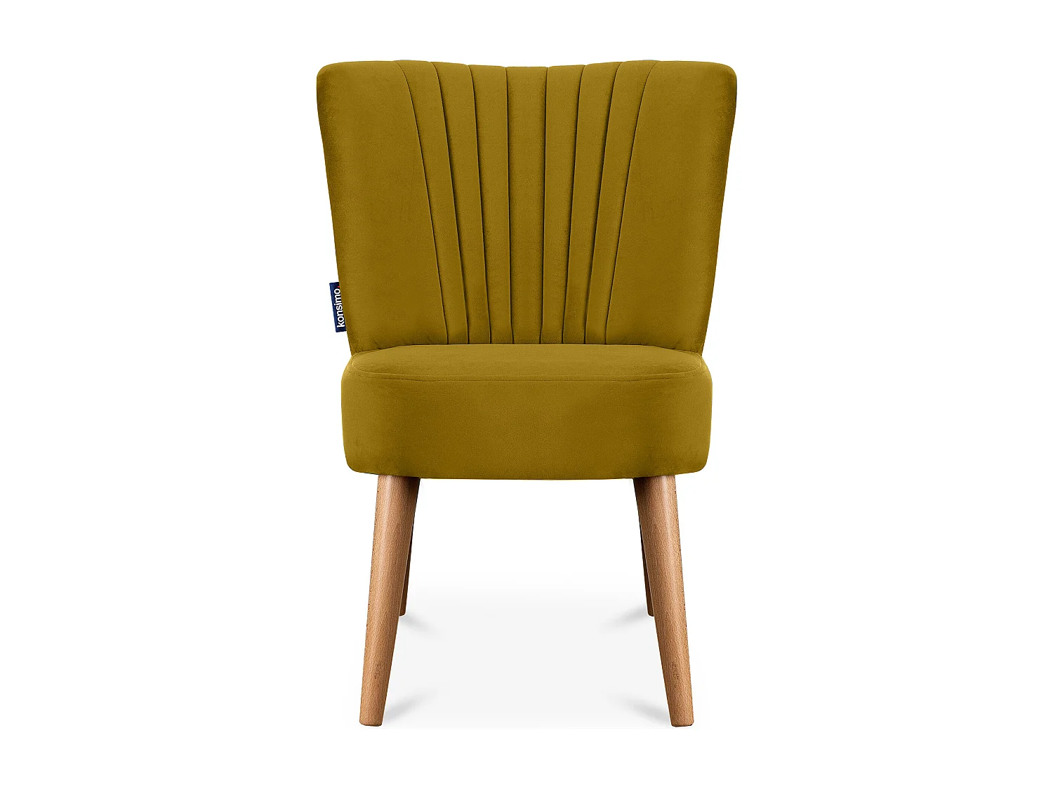 Einzelsessel - Gelb/Eiche Dekor - DUCO