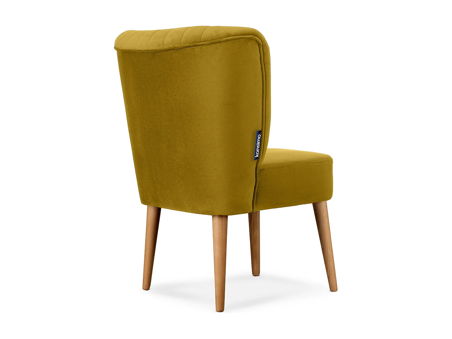 Einzelsessel - Gelb/Eiche Dekor - DUCO