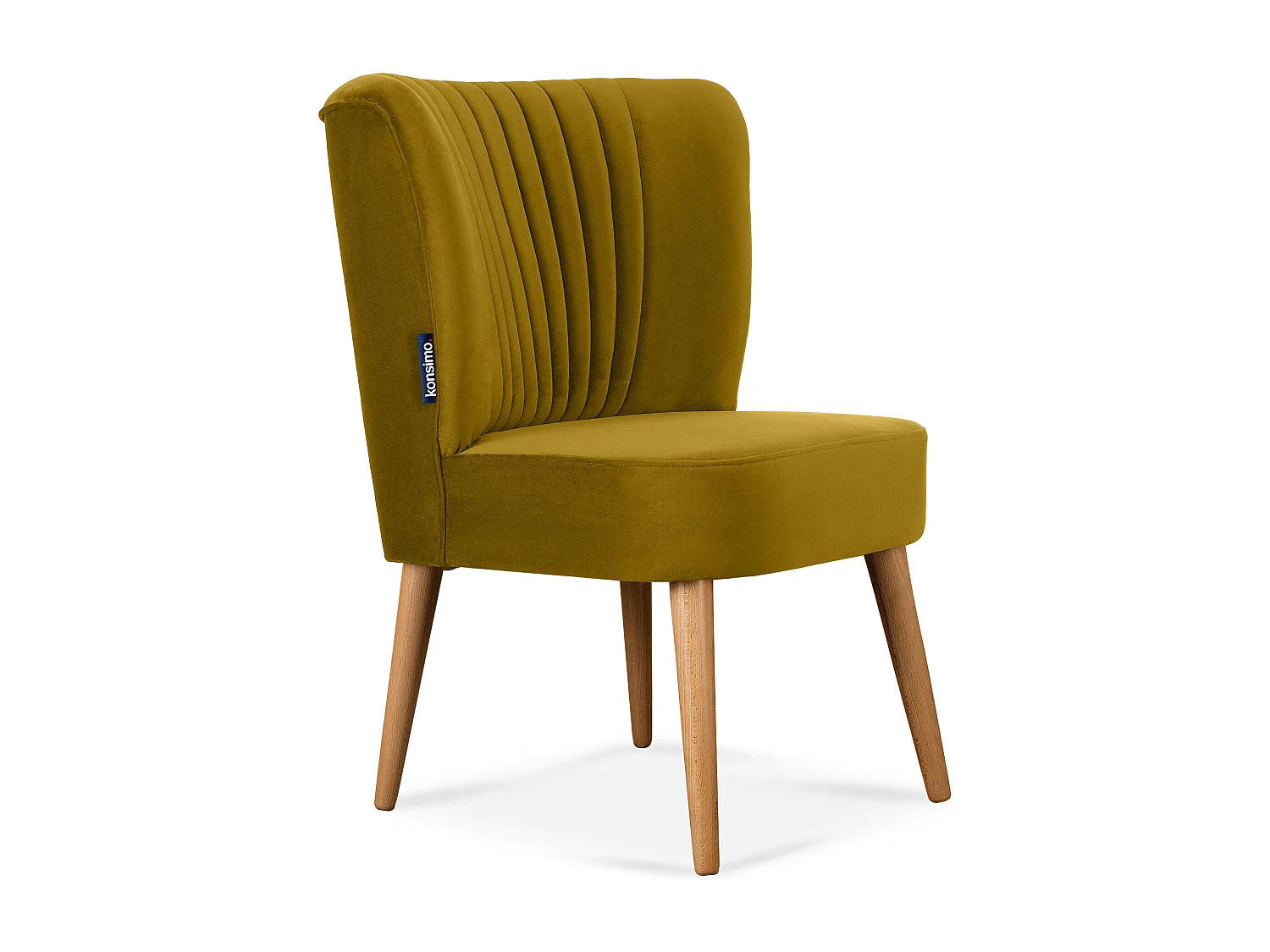 Einzelsessel - Gelb/Eiche Dekor - DUCO