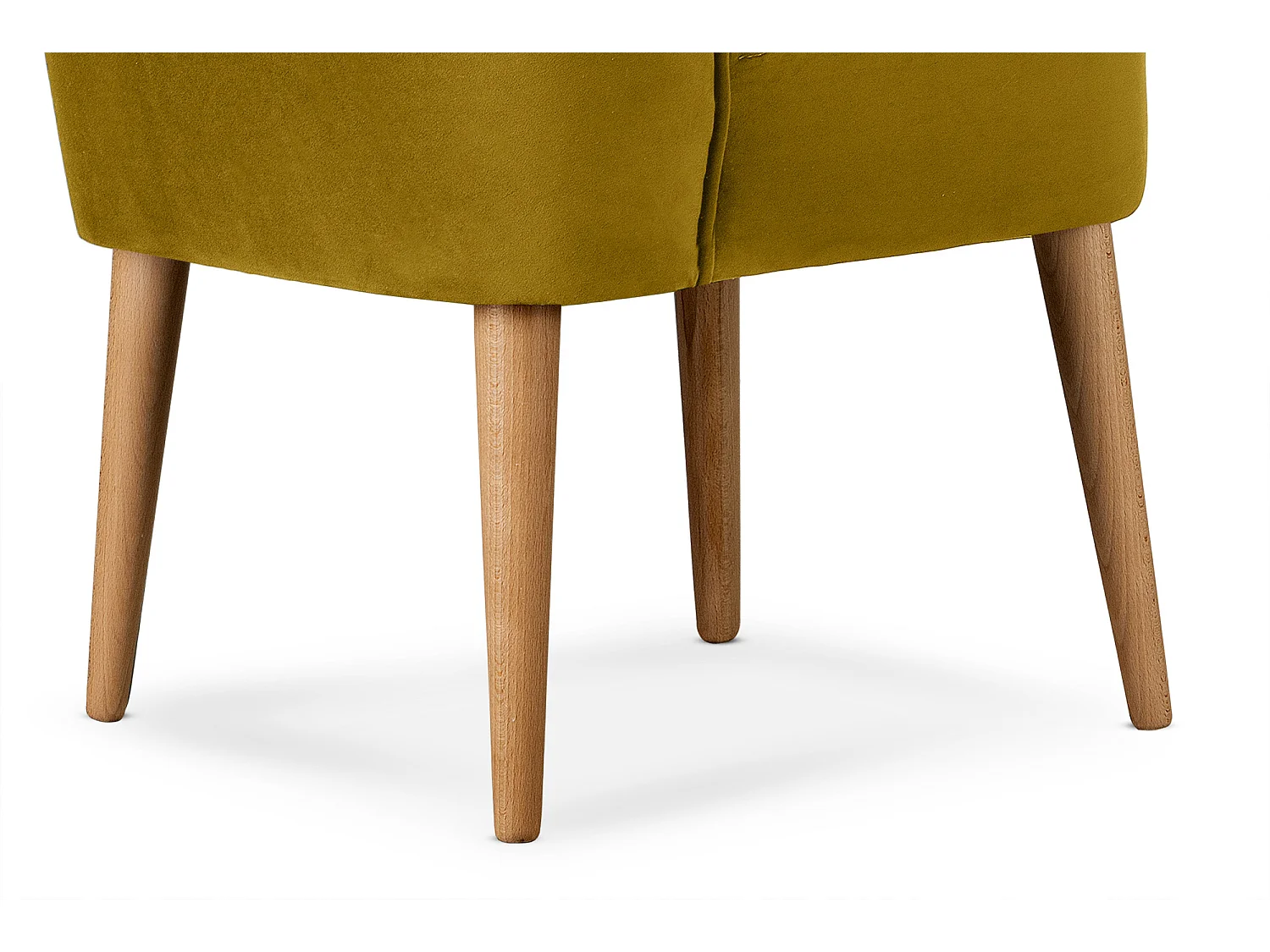 Einzelsessel - Gelb/Eiche Dekor - DUCO