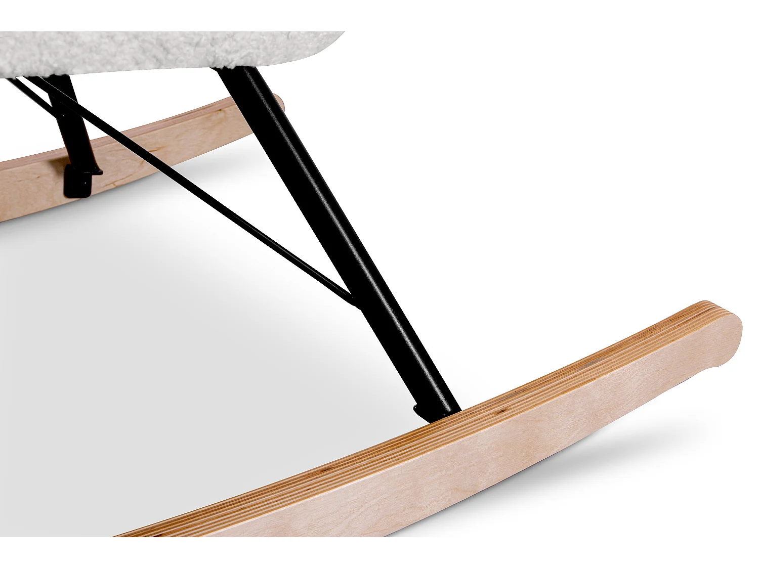 Schaukelsessel - Cremeweiß - ADDUCTI