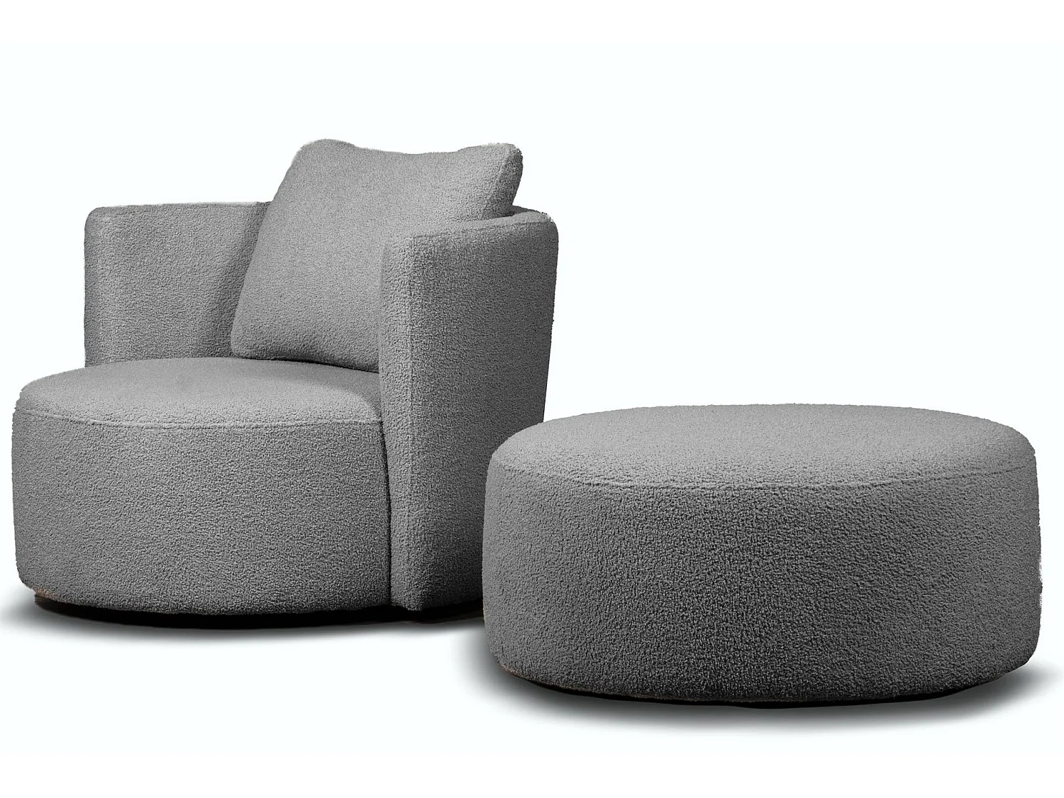 Drehsessel - Lavagrau - RAGGI