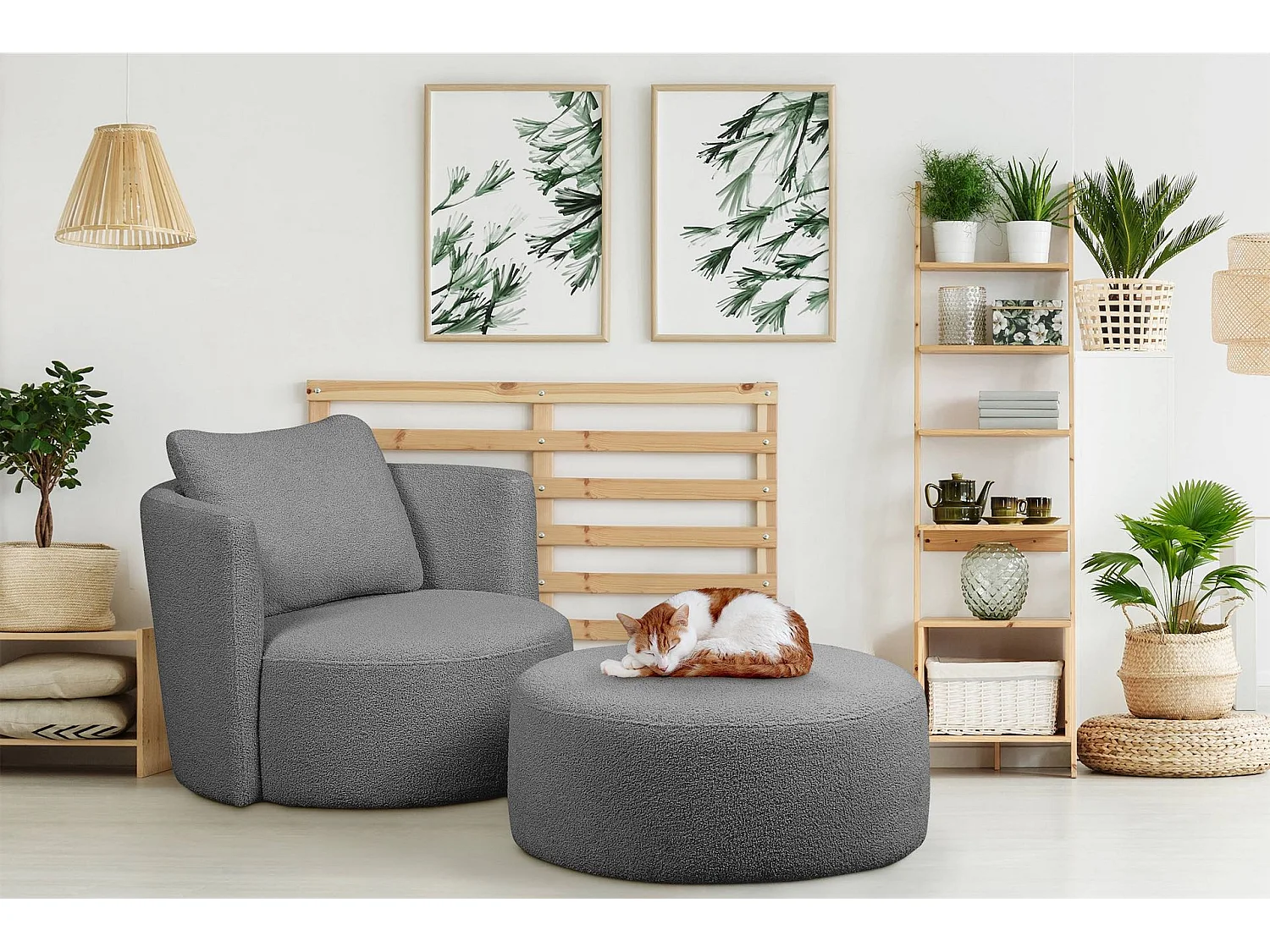 Drehsessel - Lavagrau - RAGGI