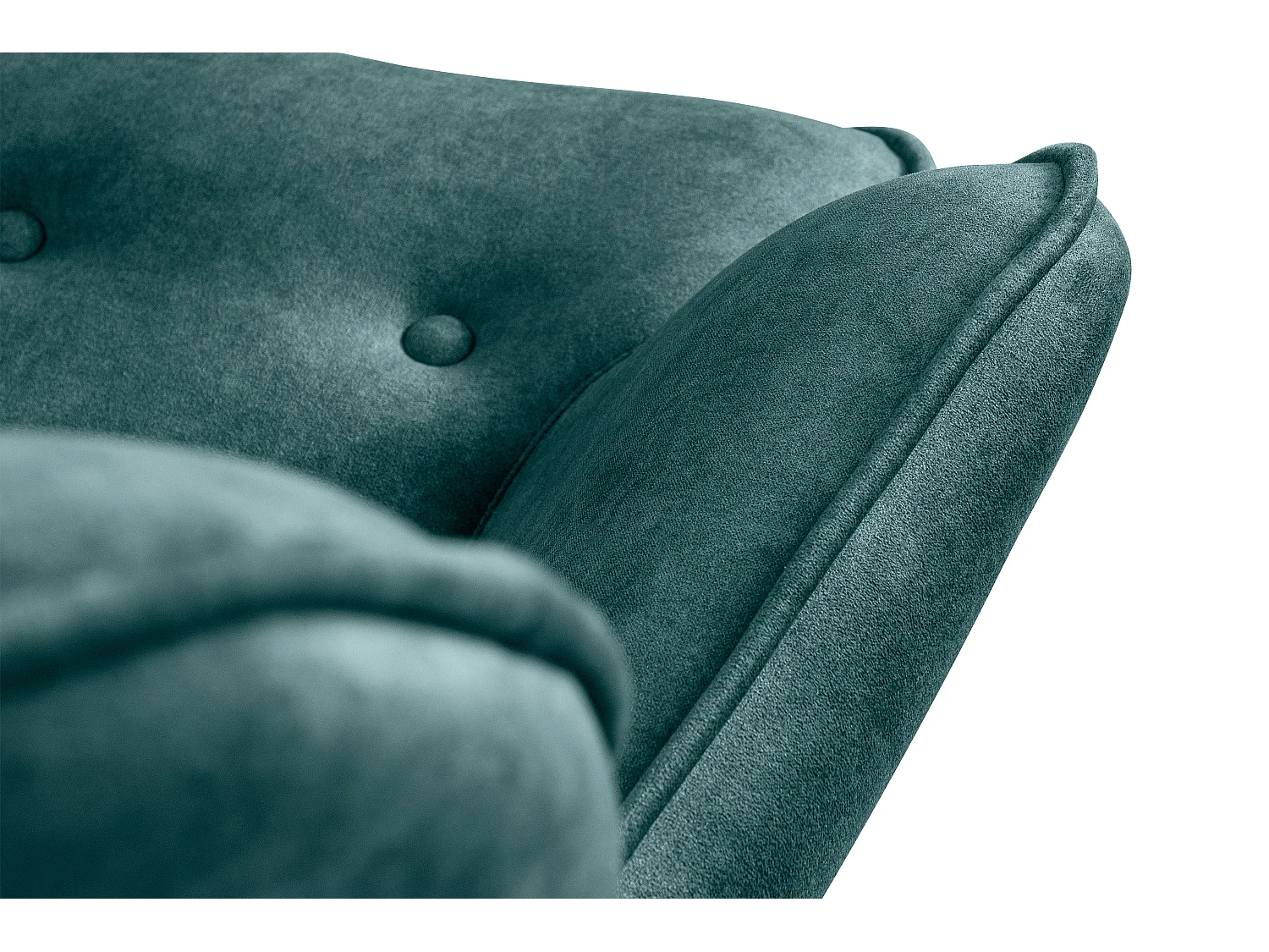 Einzelsessel - Blaugrün - GLORI