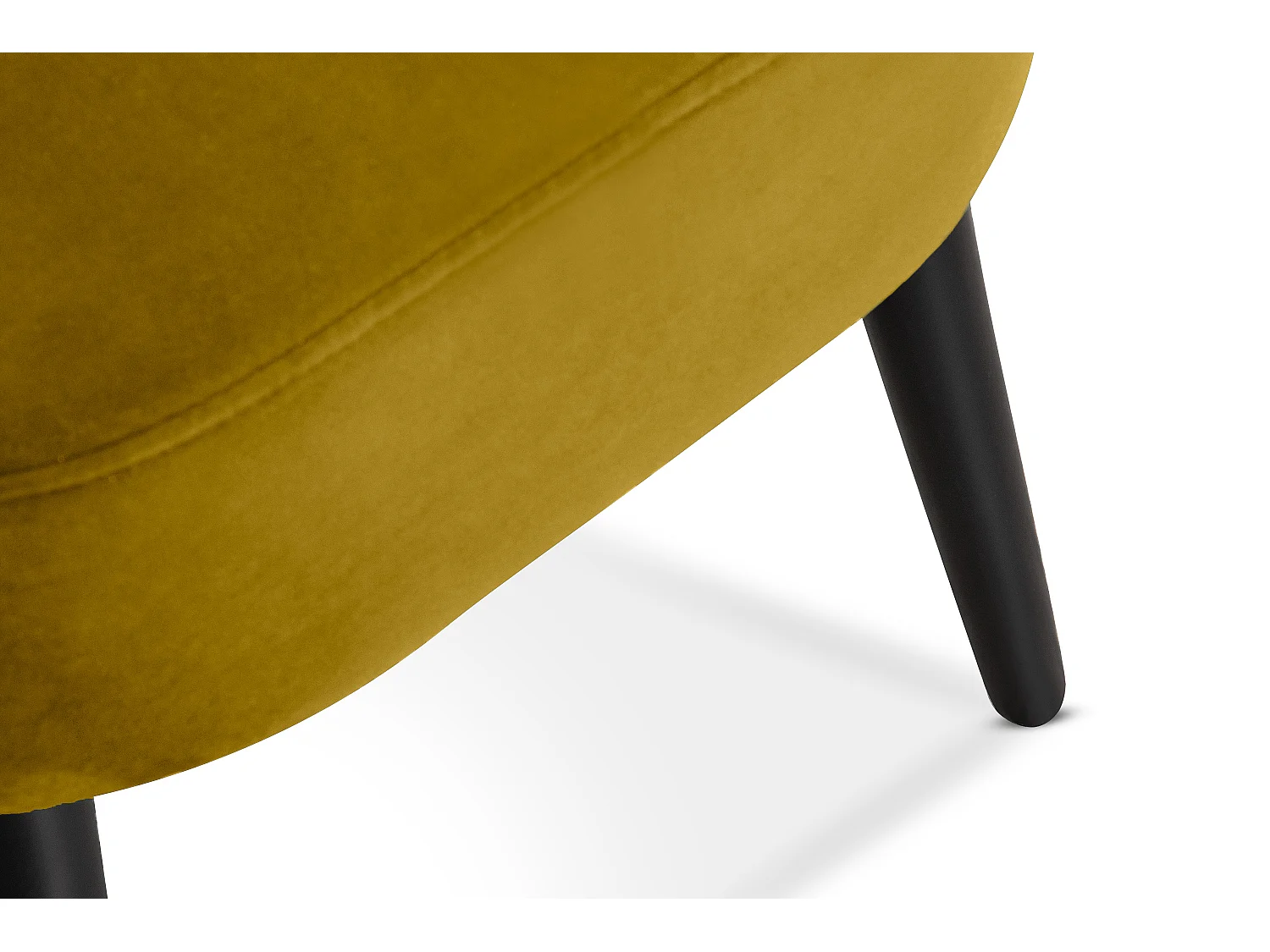Einzelsessel - Gelb/Schwarz - DUCO