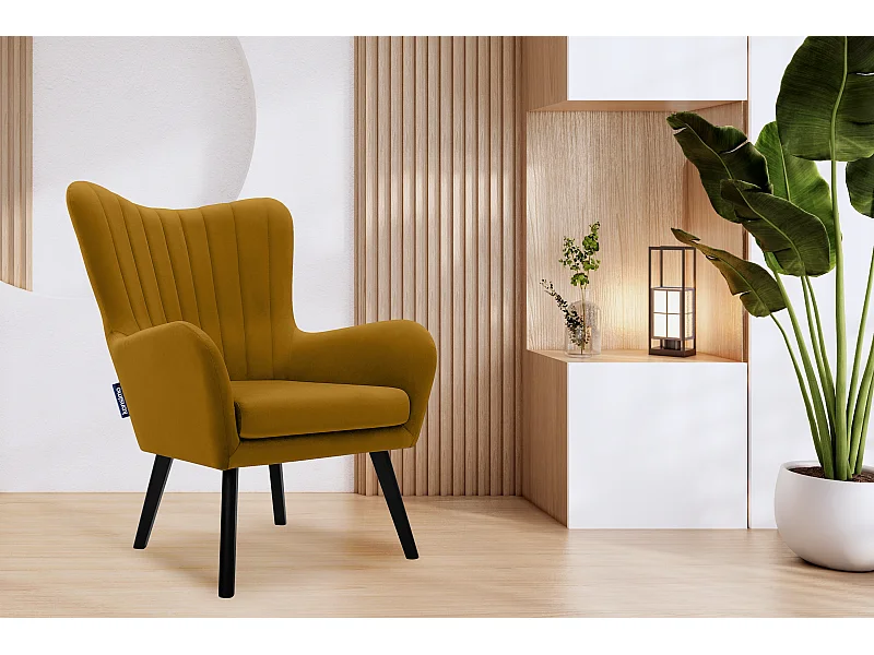 Einzelsessel - Gelb - GADI