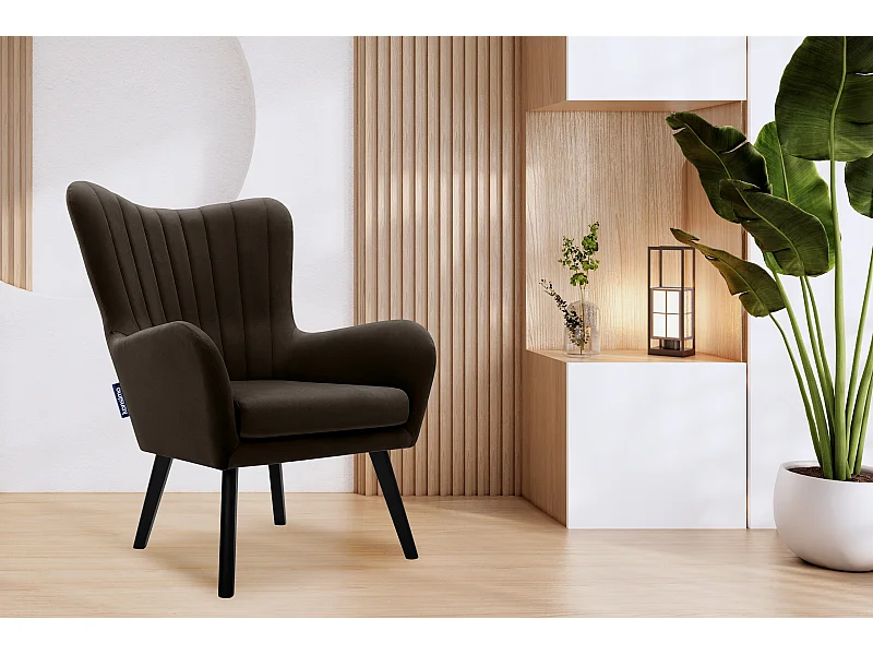 Einzelsessel - Braun - GADI