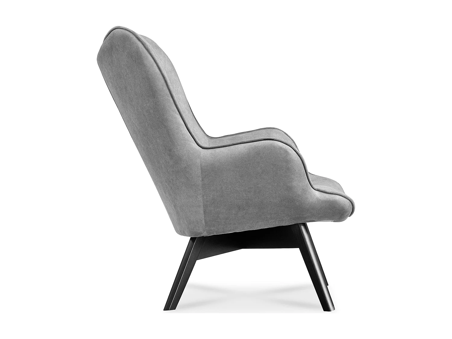 Einzelsessel - Grau - GLORI