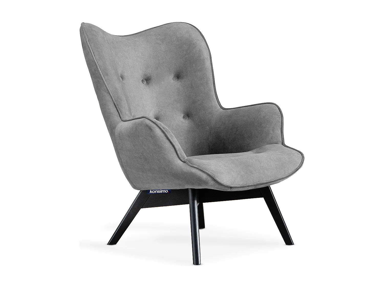 Einzelsessel - Grau - GLORI