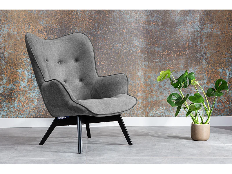 Einzelsessel - Grau - GLORI