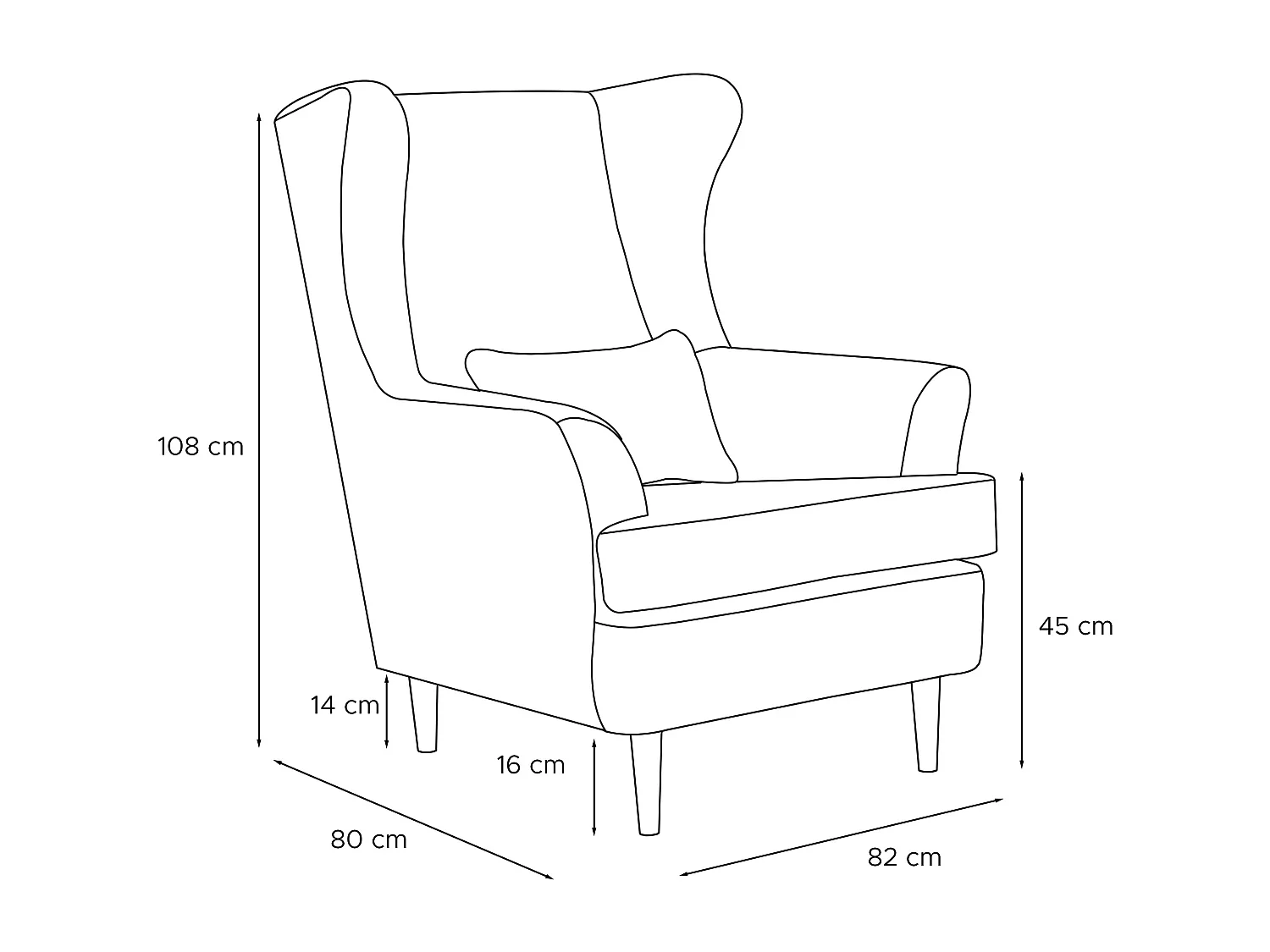 Ohrensessel - Mint - STRALIS