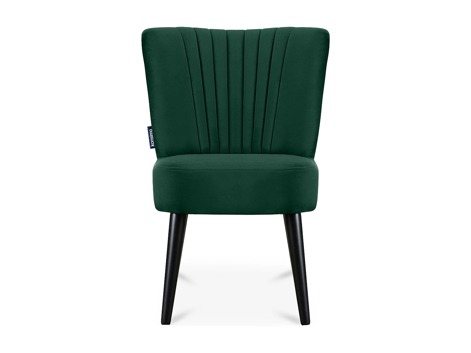 Einzelsessel - Dunkelgrün/Schwarz - DUCO