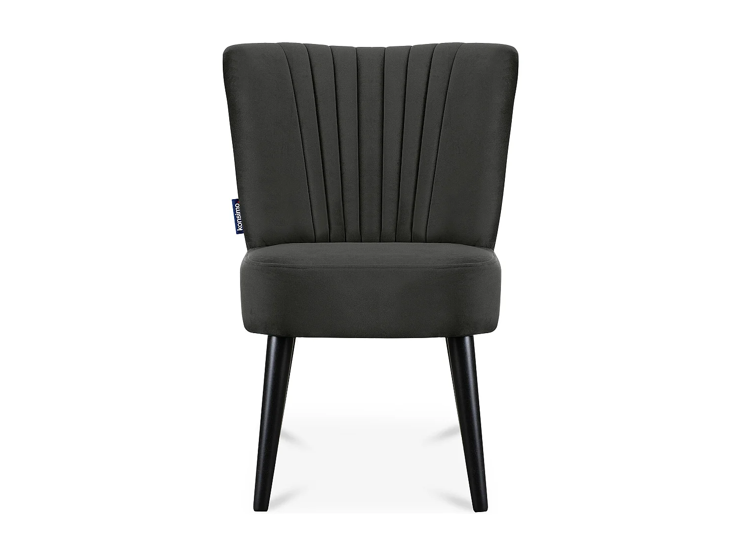 Einzelsessel - Graphit/Schwarz - DUCO