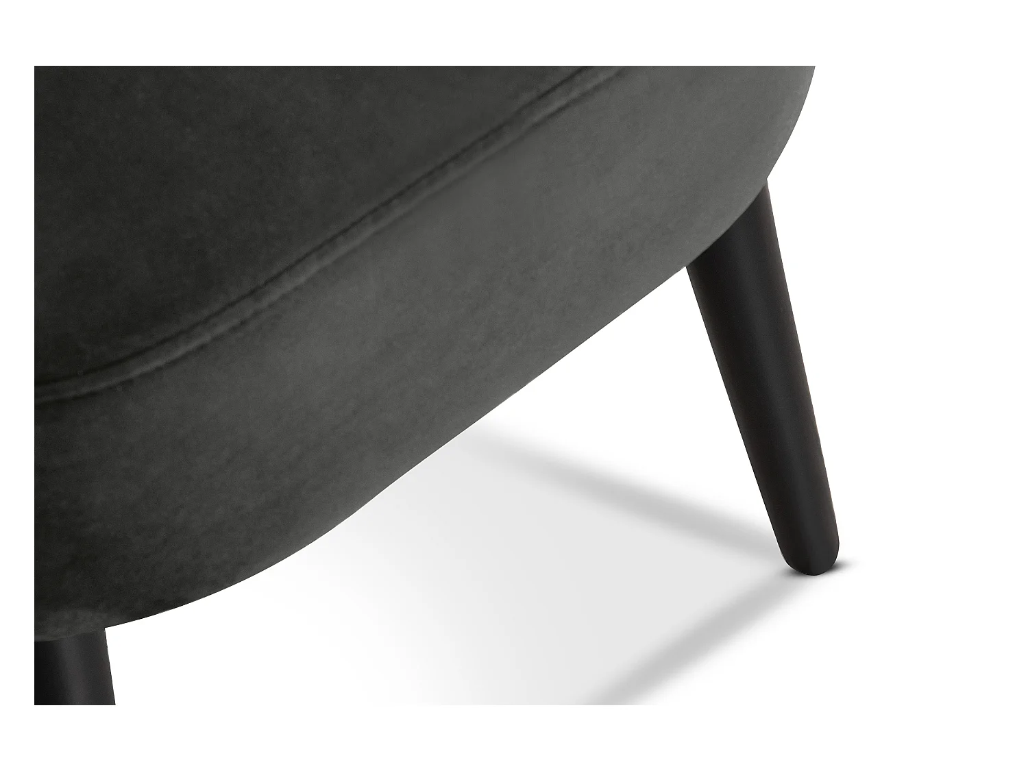 Einzelsessel - Graphit/Schwarz - DUCO