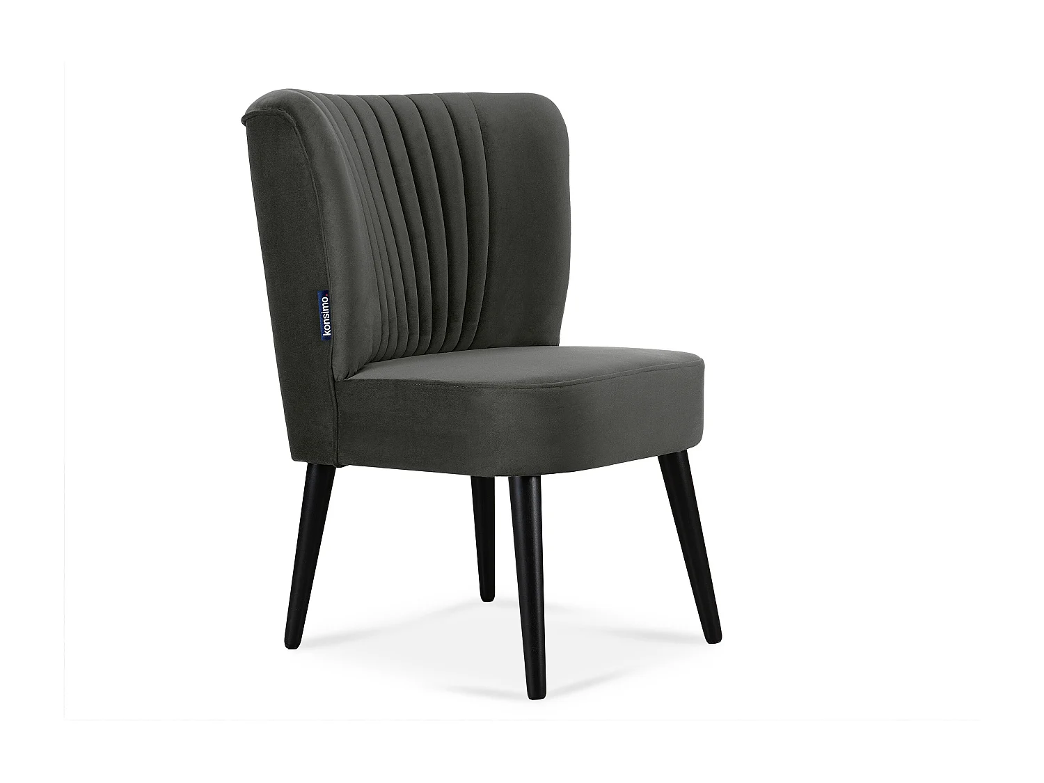 Einzelsessel - Graphit/Schwarz - DUCO