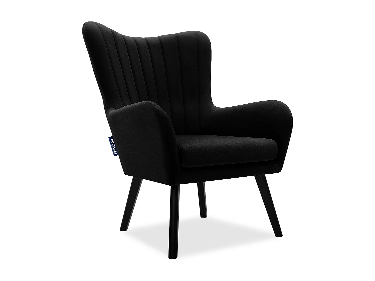 Einzelsessel - Schwarz - GADI