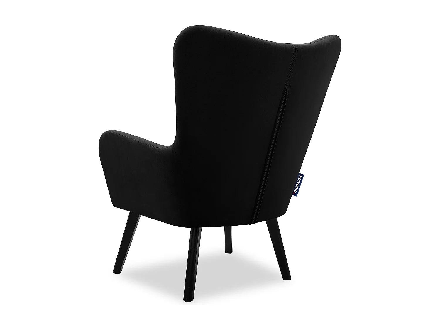 Einzelsessel - Schwarz - GADI