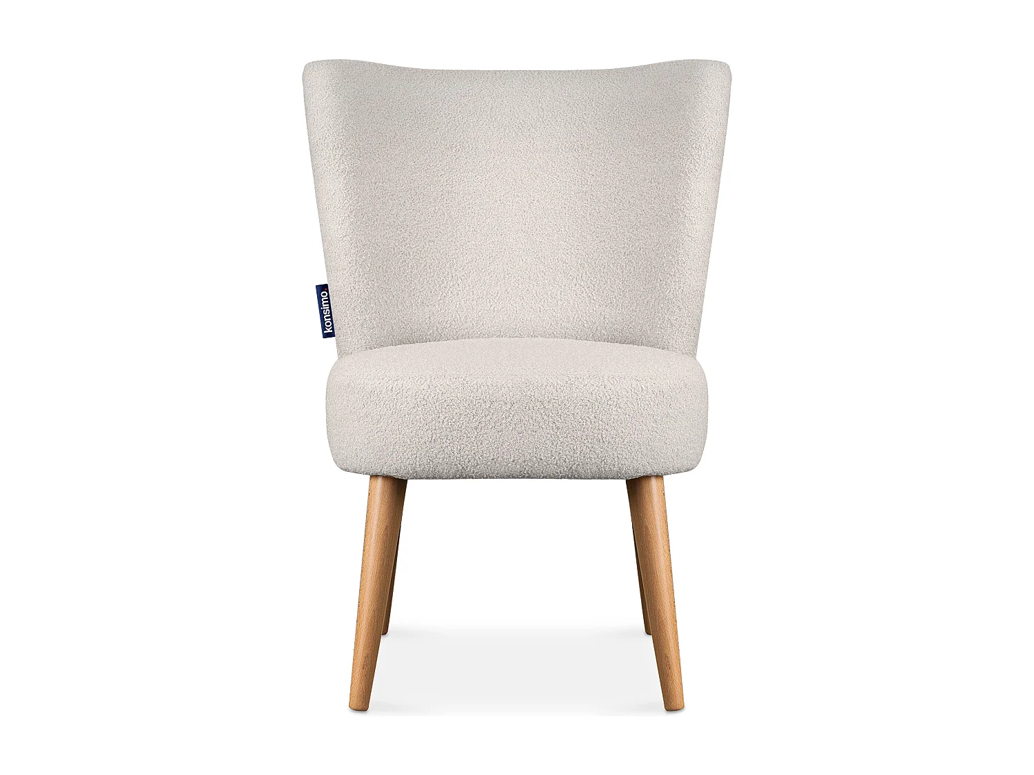 Einzelsessel - Creme/Eiche Dekor - APPA