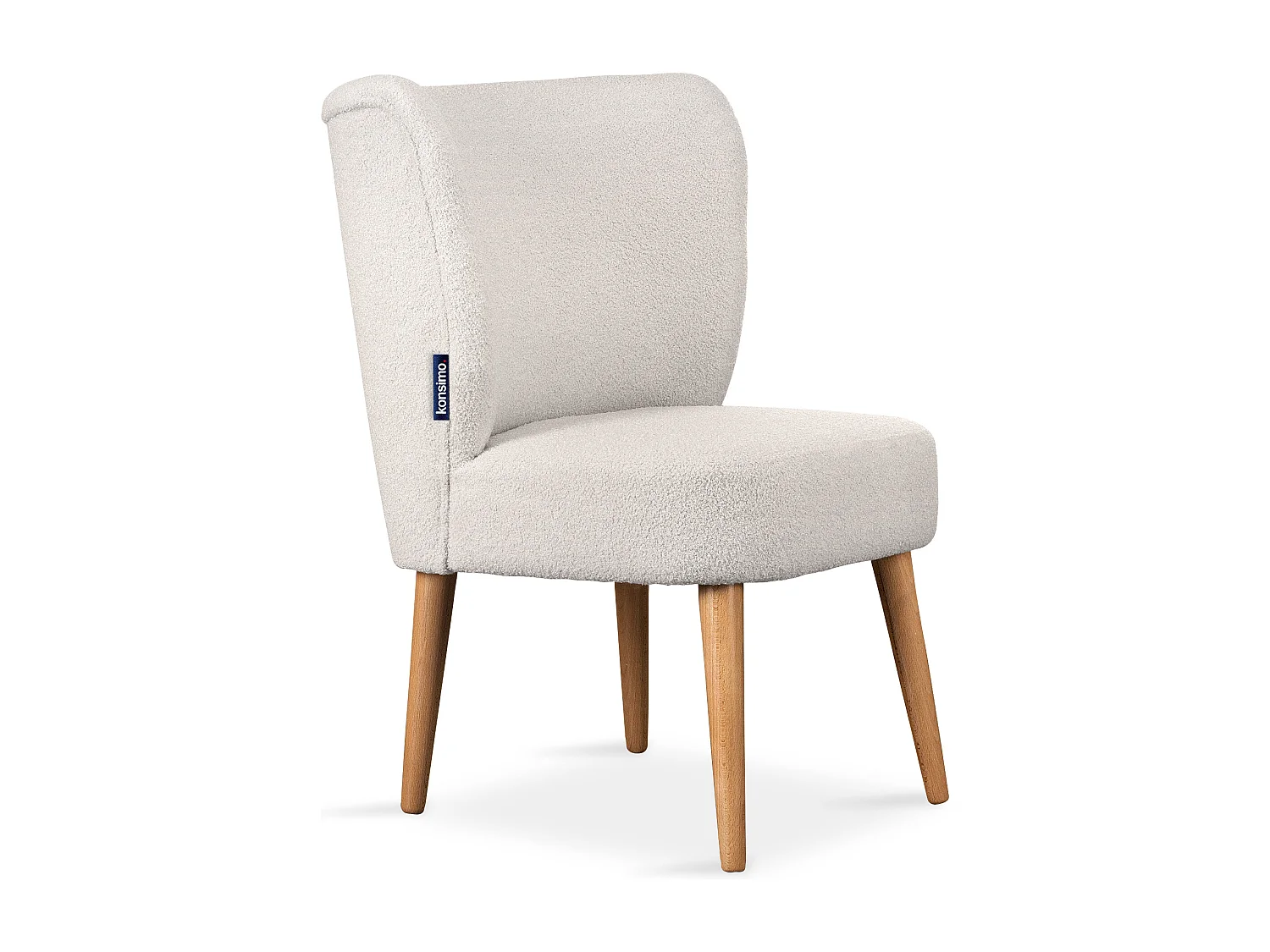 Einzelsessel - Creme/Eiche Dekor - APPA