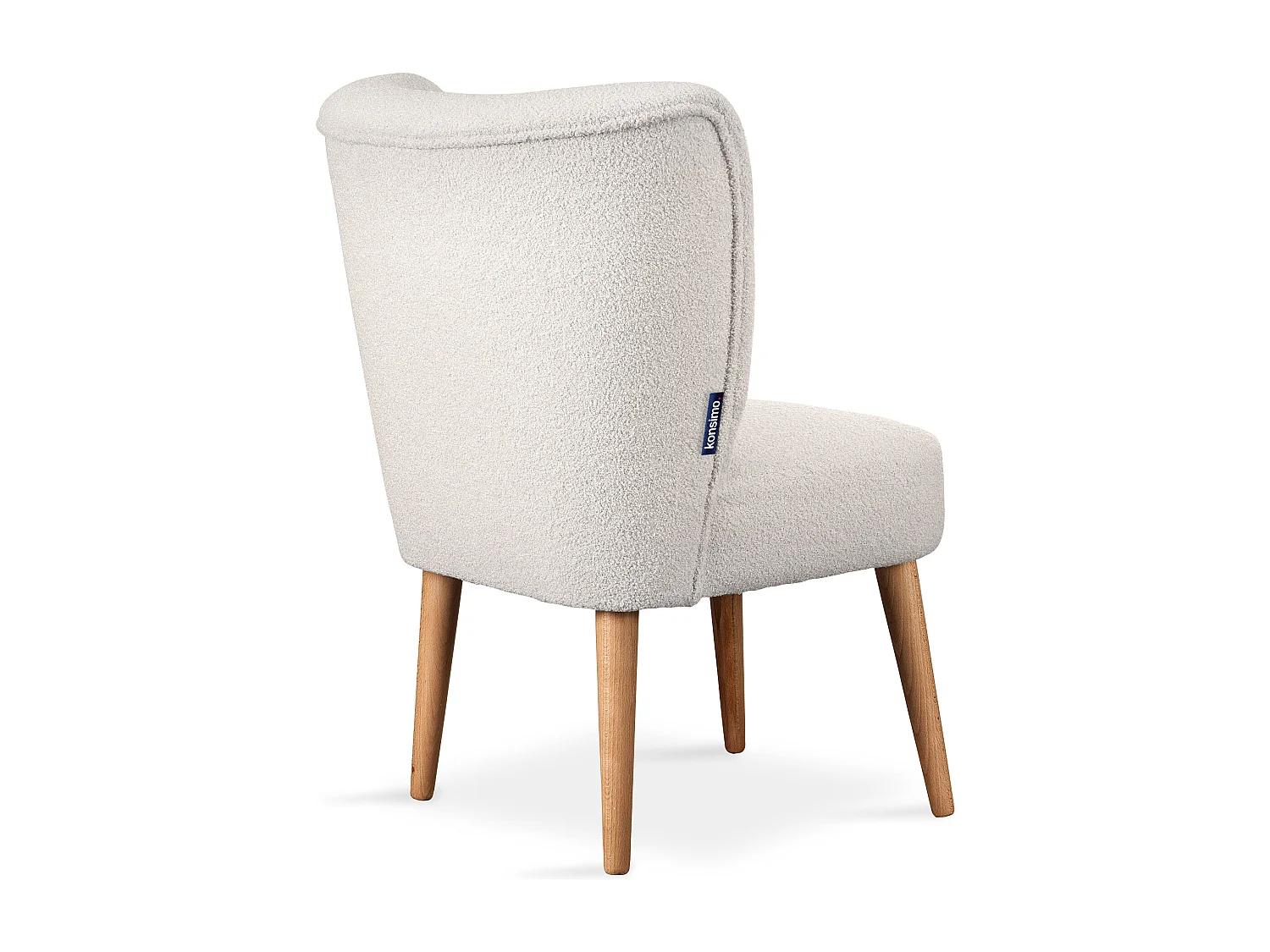 Einzelsessel - Creme/Eiche Dekor - APPA