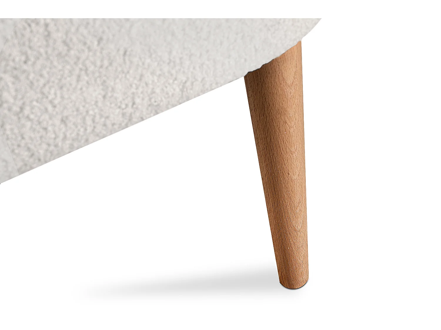 Einzelsessel - Creme/Eiche Dekor - APPA