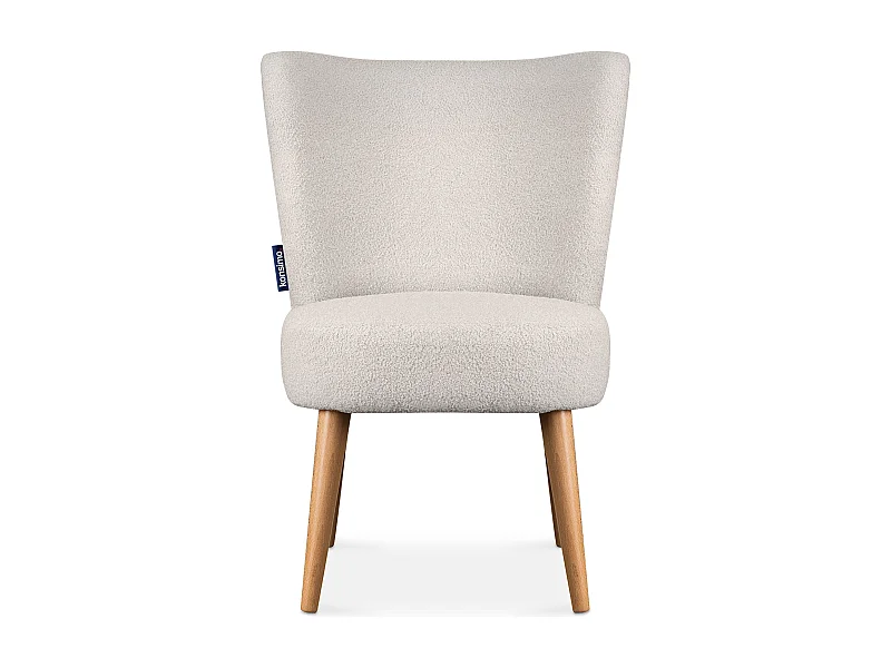 Einzelsessel - Creme/Eiche Dekor - APPA