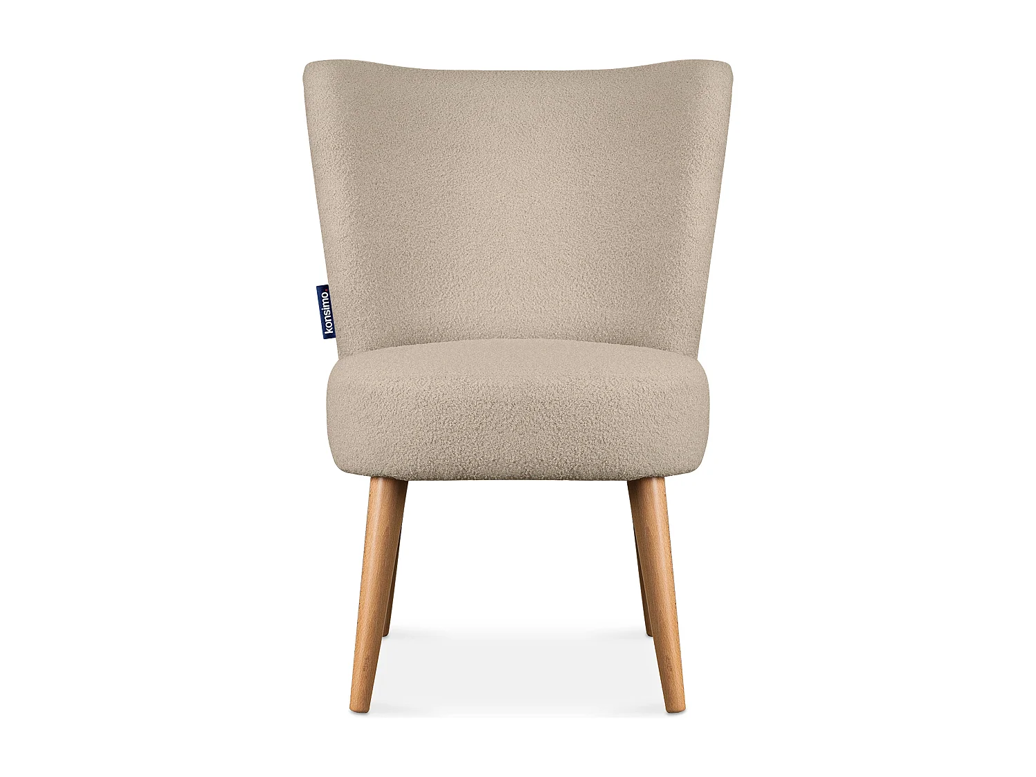 Einzelsessel - Beige/Eiche Dekor - APPA