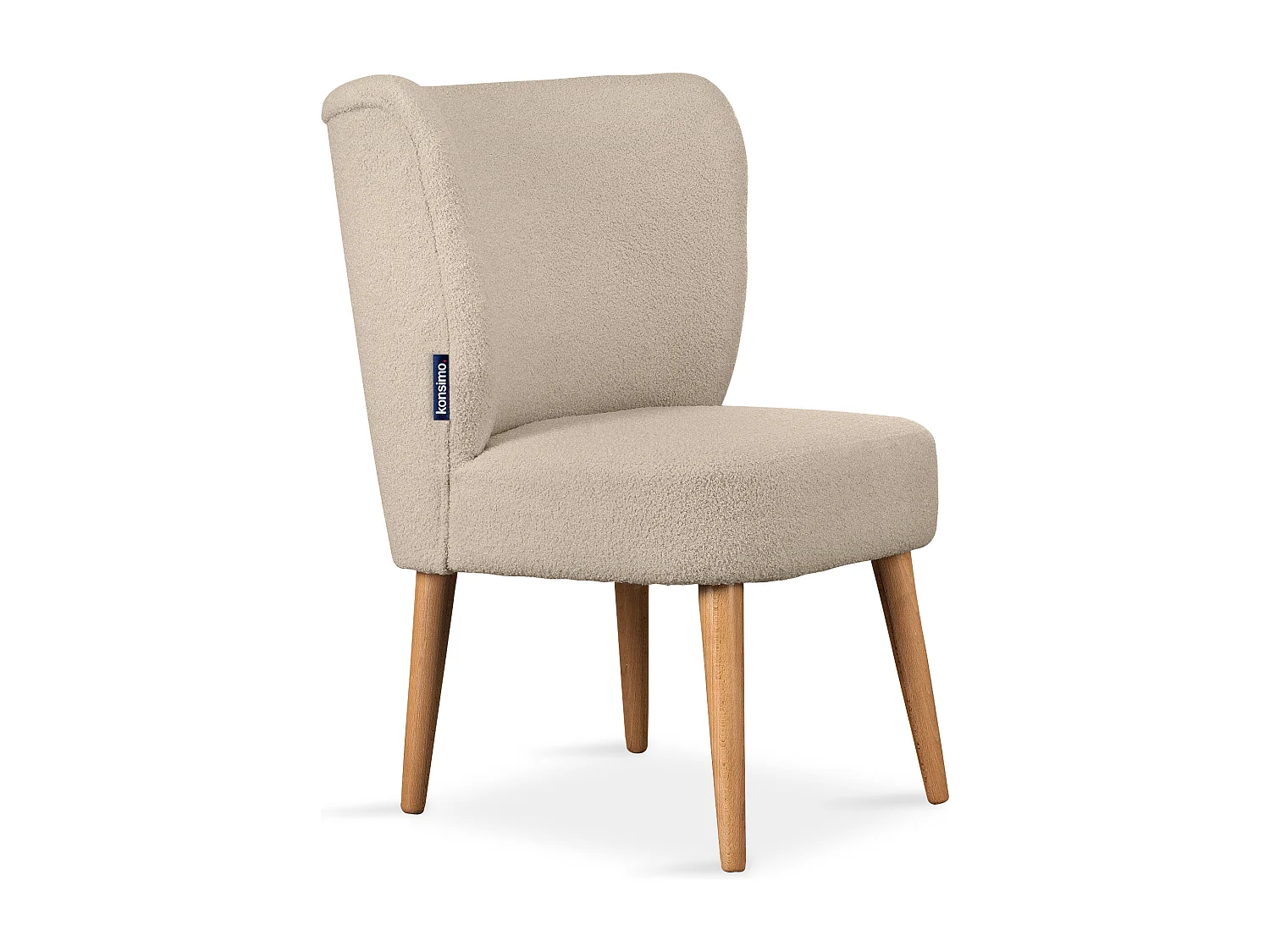 Einzelsessel - Beige/Eiche Dekor - APPA