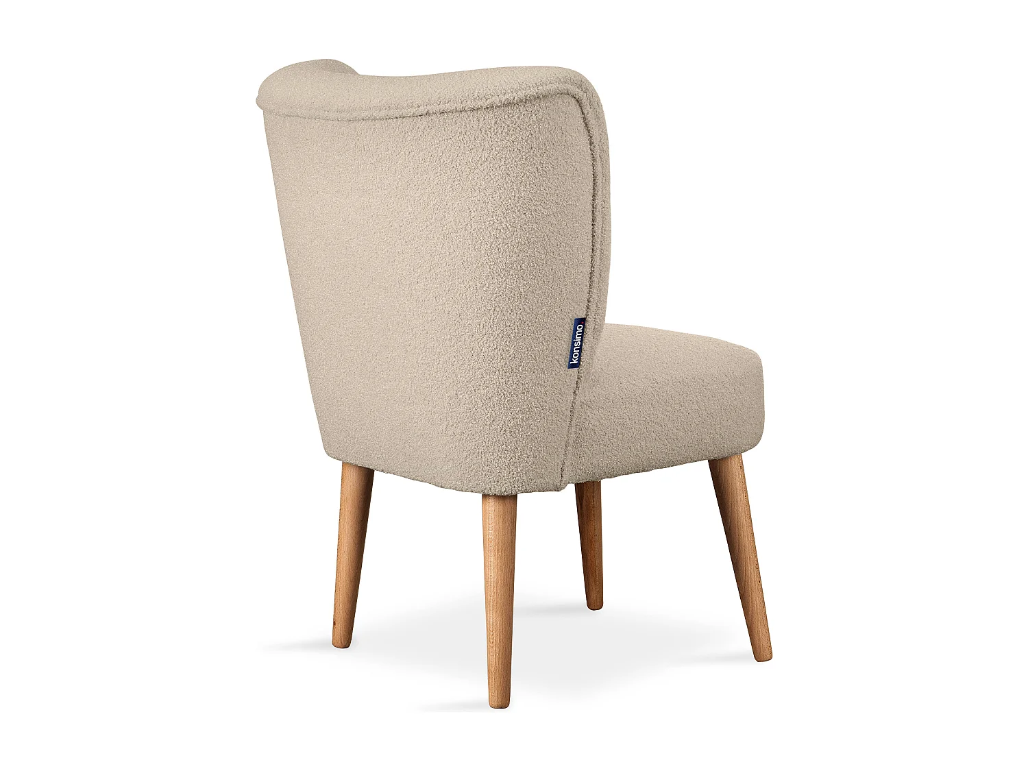 Einzelsessel - Beige/Eiche Dekor - APPA