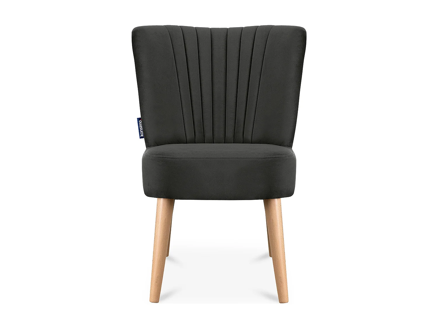 Einzelsessel - Graphit/Buche Dekor - DUCO