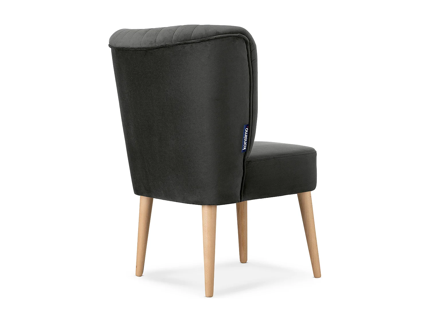 Einzelsessel - Graphit/Buche Dekor - DUCO