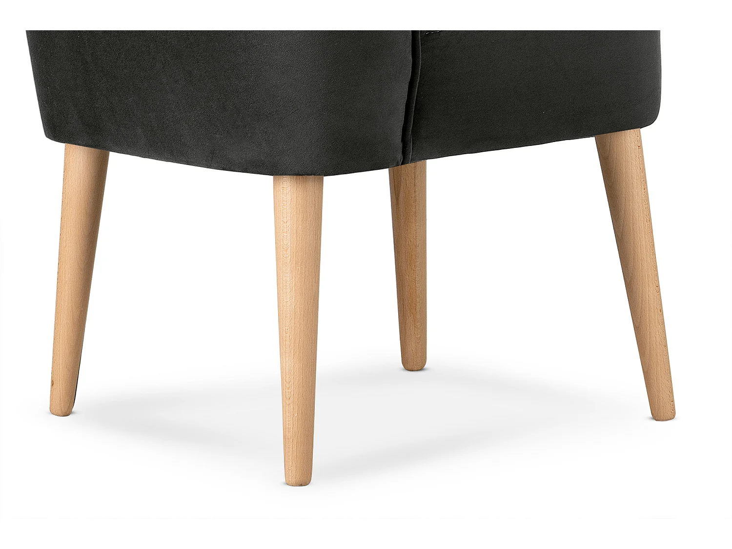 Einzelsessel - Graphit/Buche Dekor - DUCO