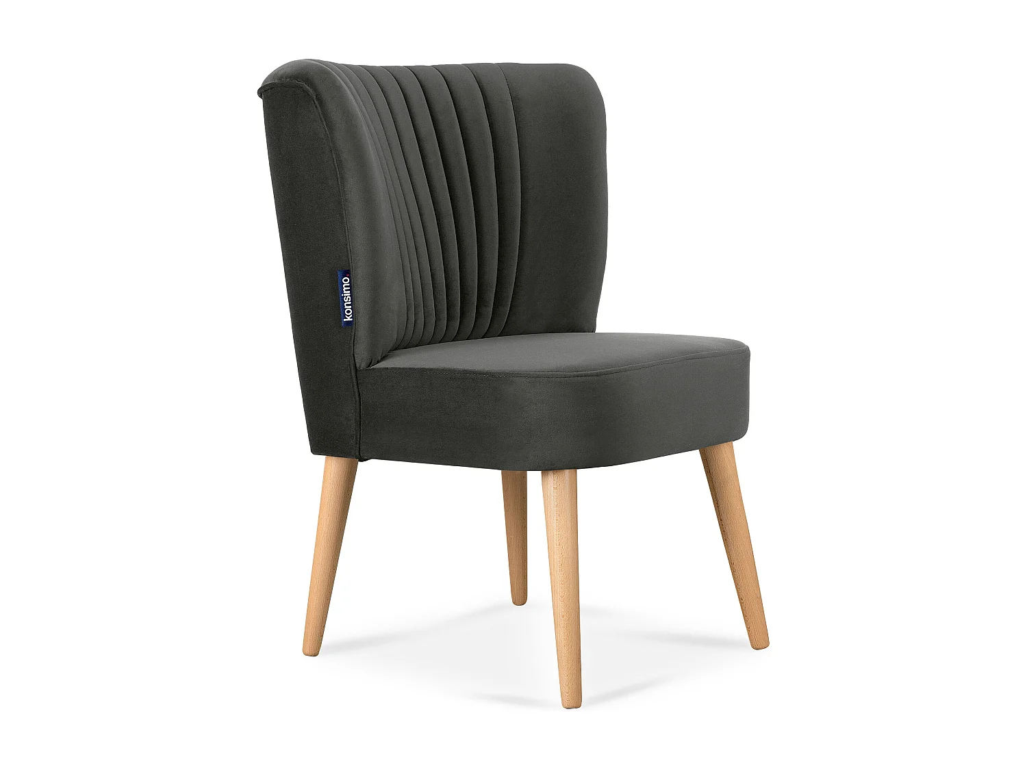 Einzelsessel - Graphit/Buche Dekor - DUCO