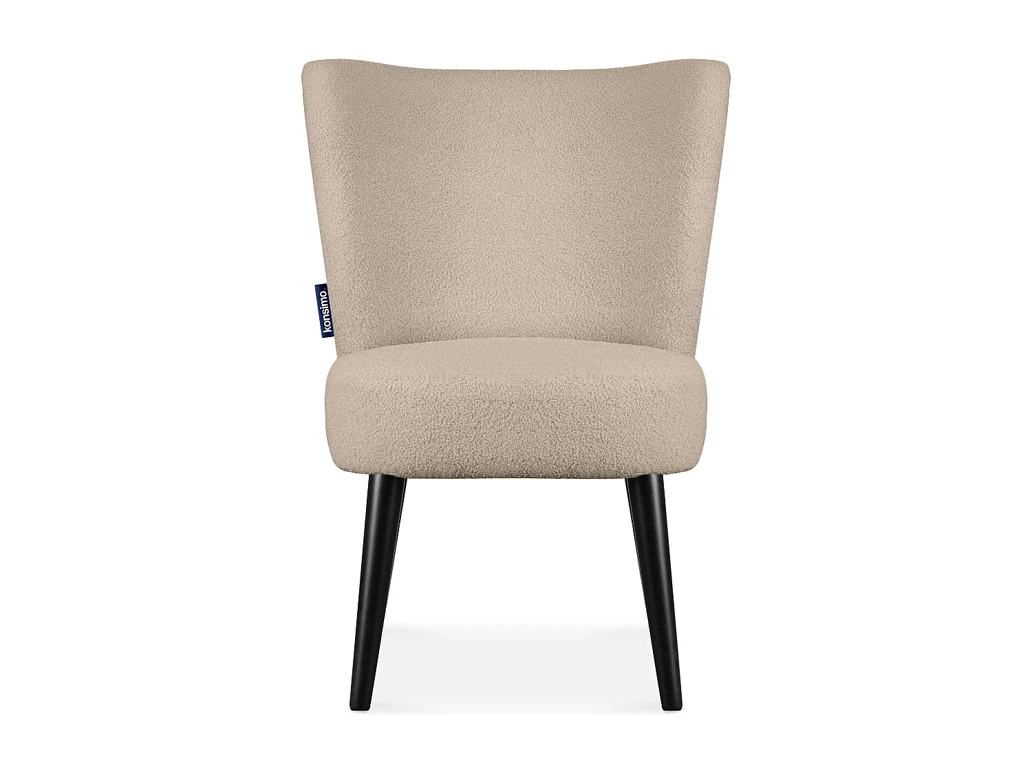 Einzelsessel - Beige/Schwarz - APPA