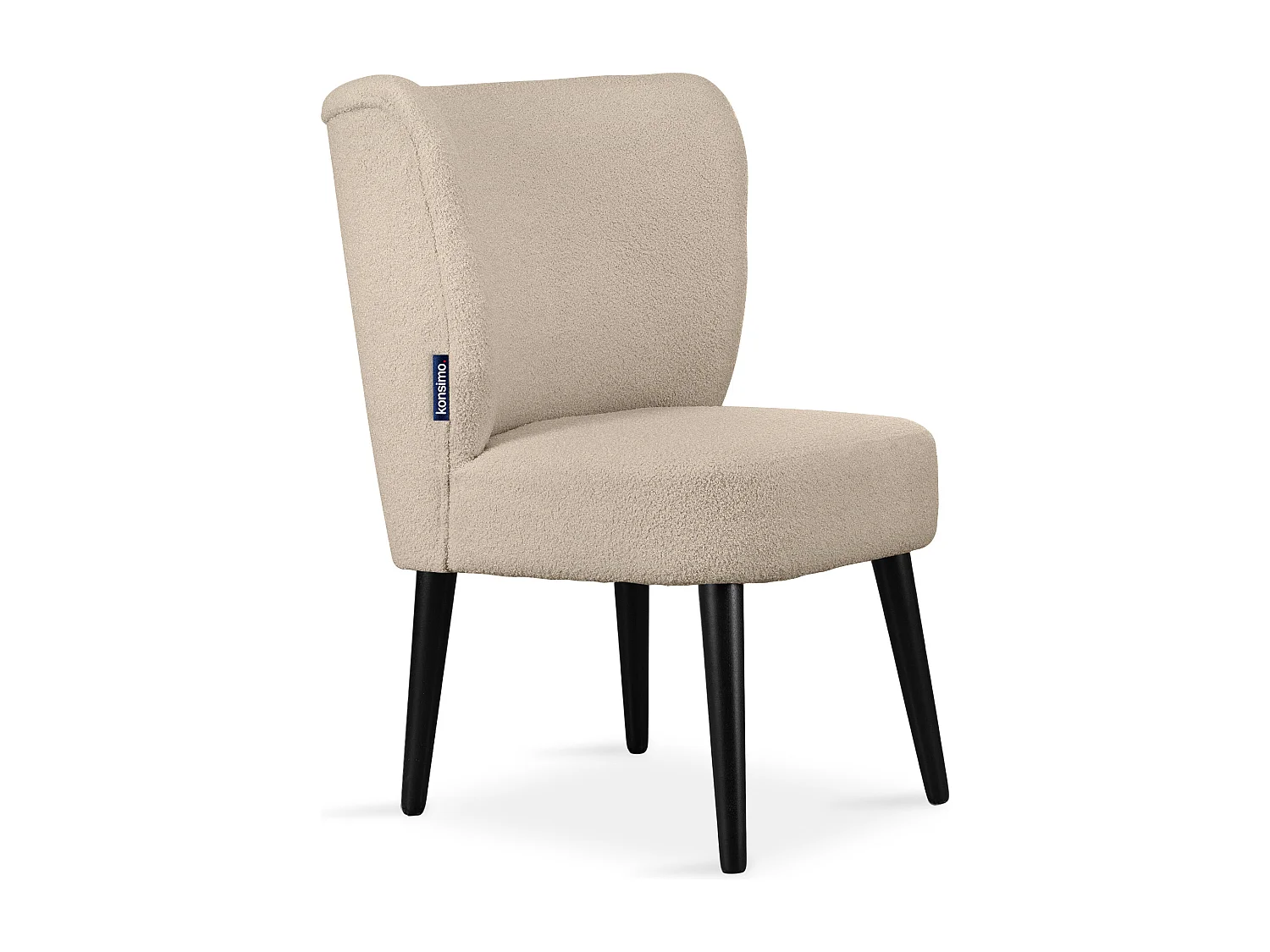 Einzelsessel - Beige/Schwarz - APPA