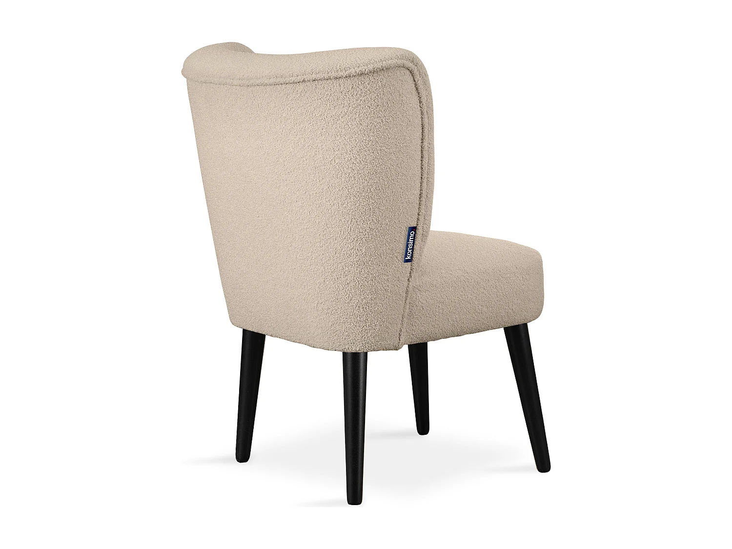 Einzelsessel - Beige/Schwarz - APPA