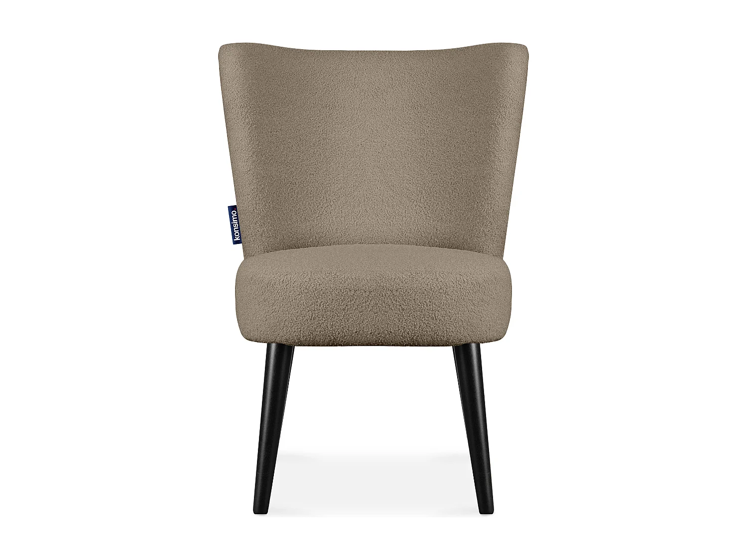 Einzelsessel - Hellbraun/Schwarz - APPA