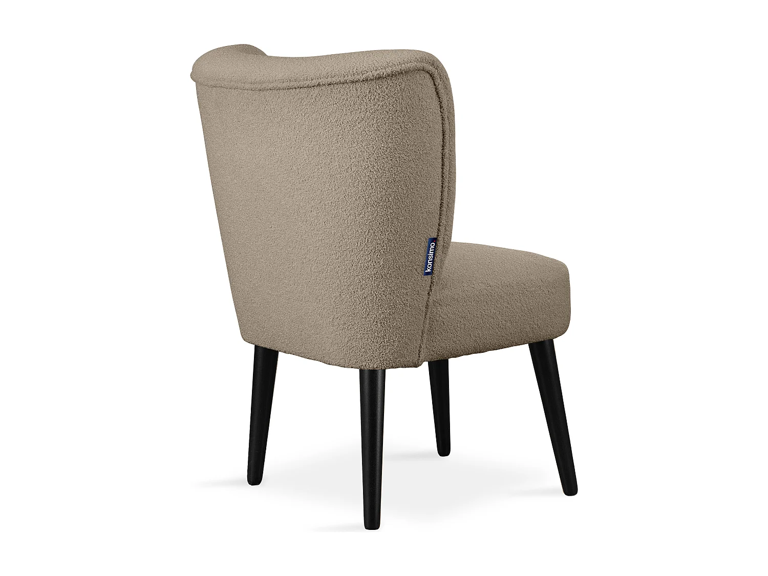 Einzelsessel - Graubeige/Schwarz - APPA