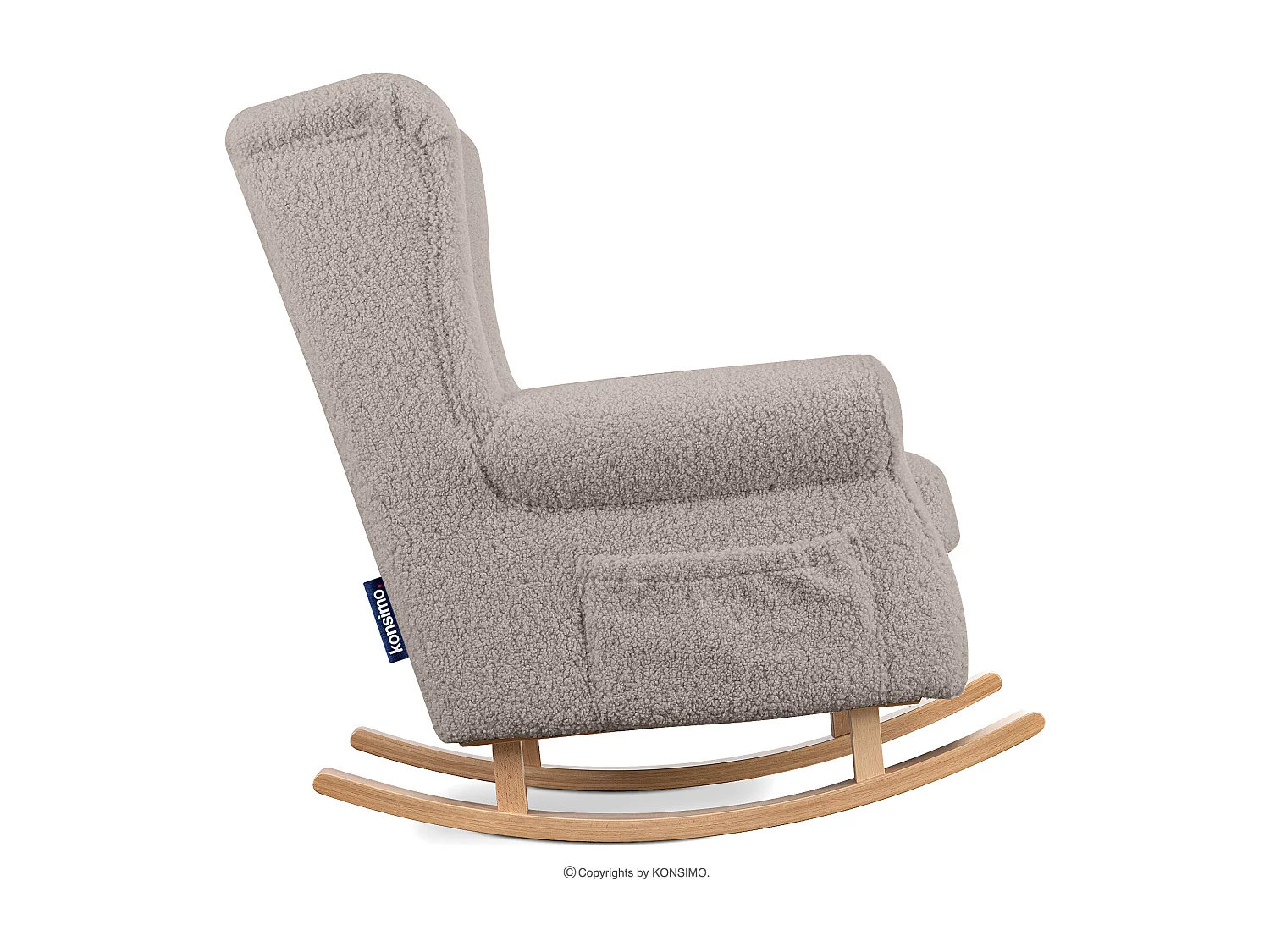 Schaukelsessel - Beige - TULES