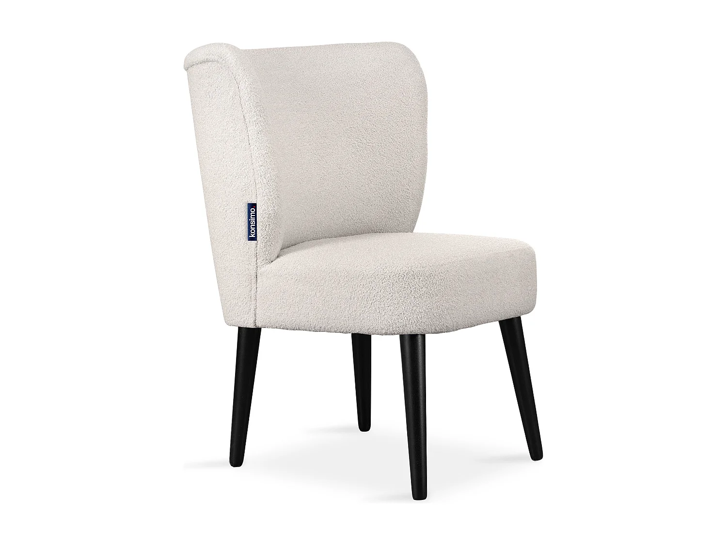 Einzelsessel - Creme/Schwarz - APPA