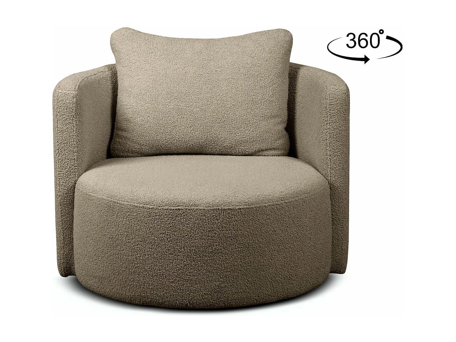 Drehsessel - Braun - RAGGI