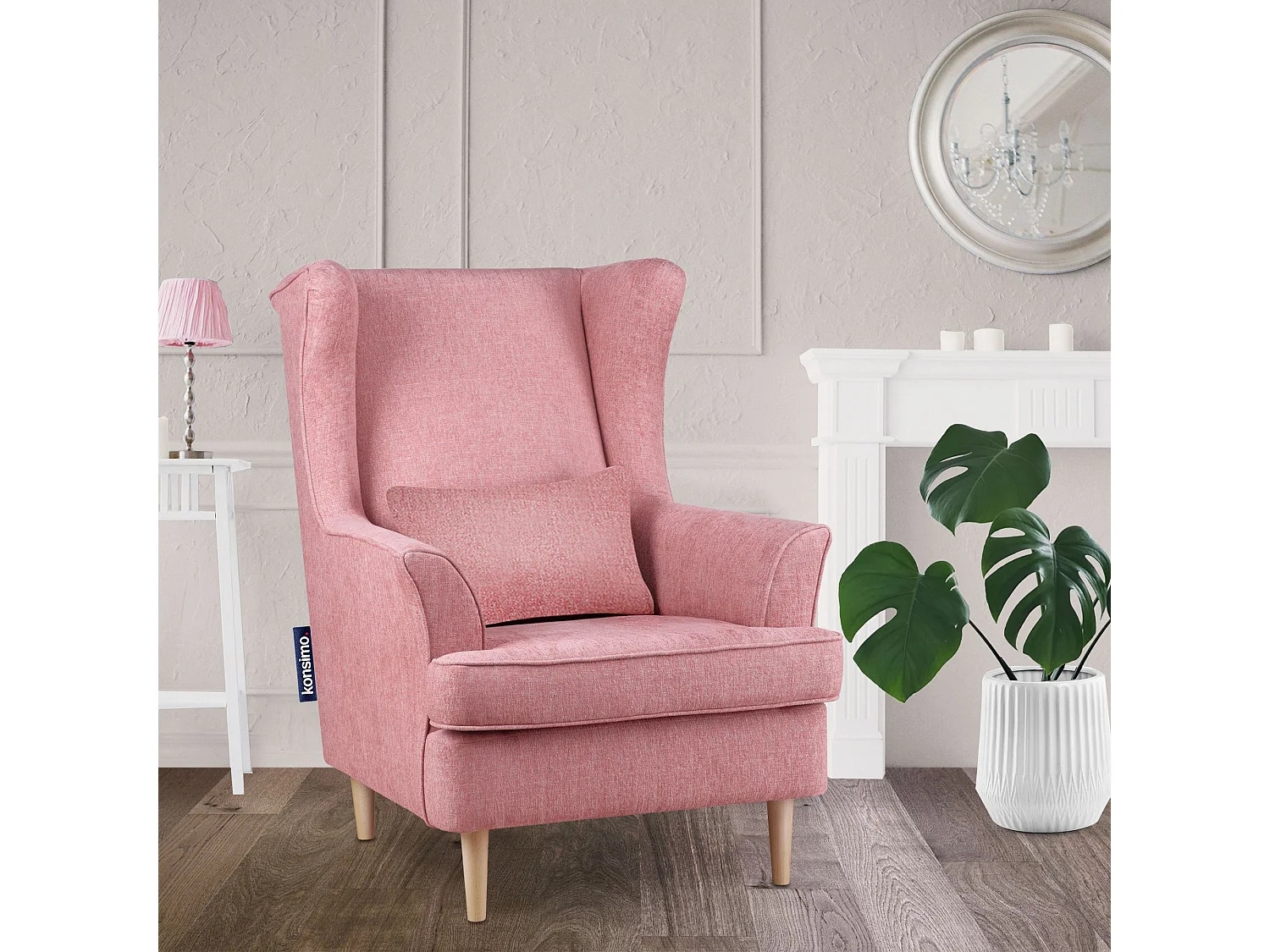 Ohrensessel - Flamingorosa - STRALIS