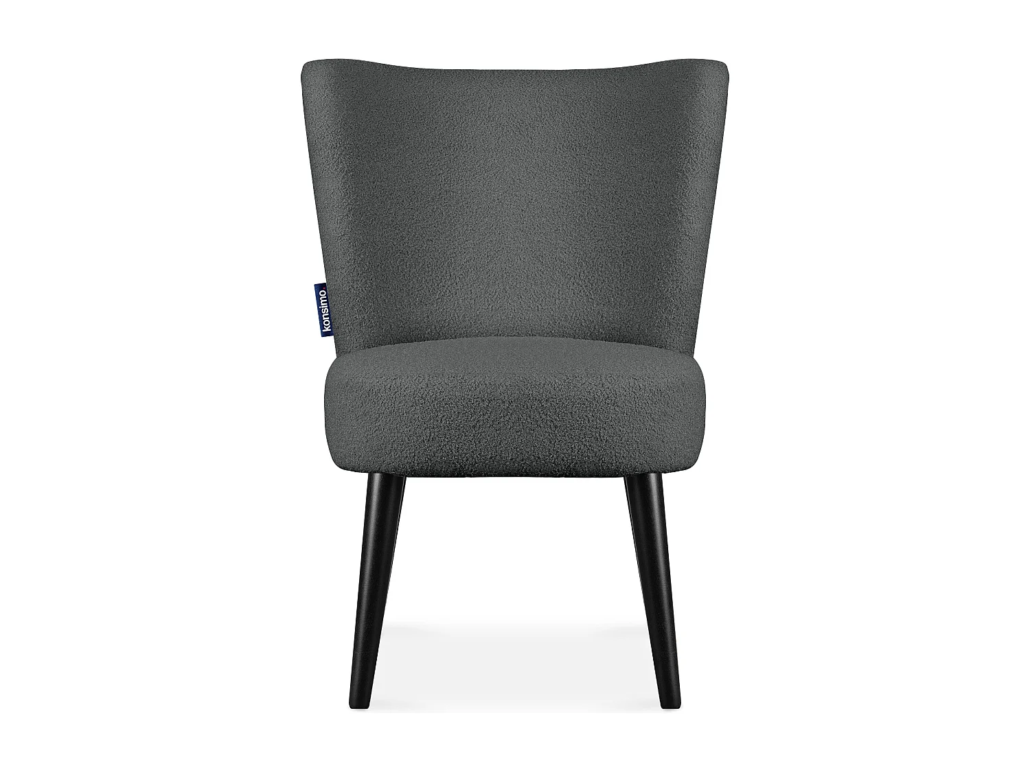 Einzelsessel - Dunkelgrau/Schwarz - APPA