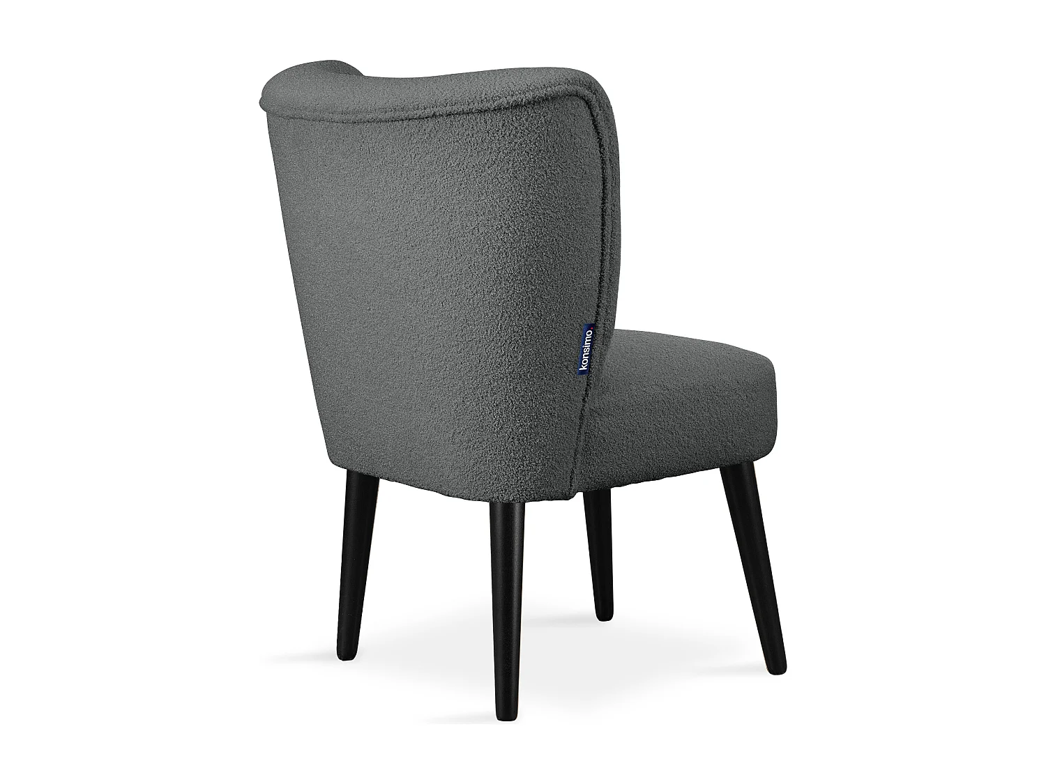 Einzelsessel - Dunkelgrau/Schwarz - APPA