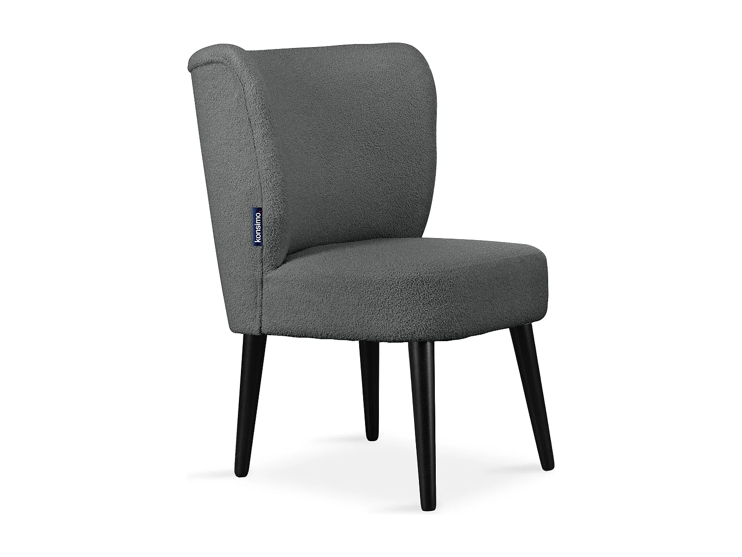 Einzelsessel - Dunkelgrau/Schwarz - APPA