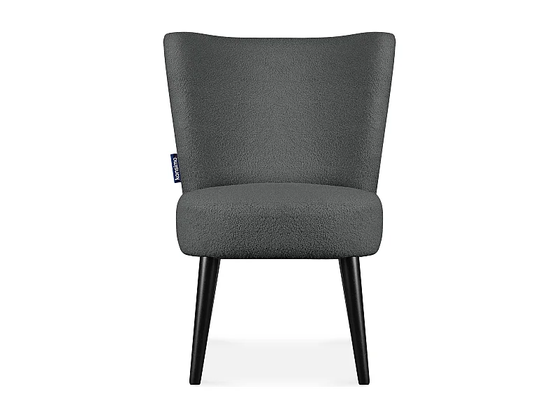 Einzelsessel - Dunkelgrau/Schwarz - APPA